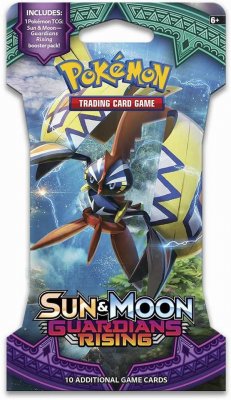 Pokemon kort Sun & Moon Rising Guardians Booster pakker Blister Samlekort