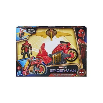 Iron spiderman Figur med Jet Web