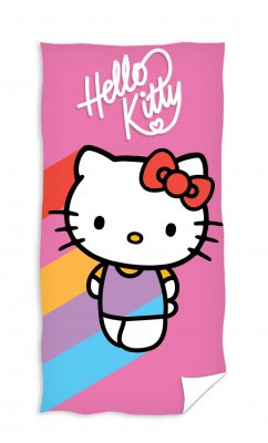 Hello Kitty håndklæde 70x140 cm