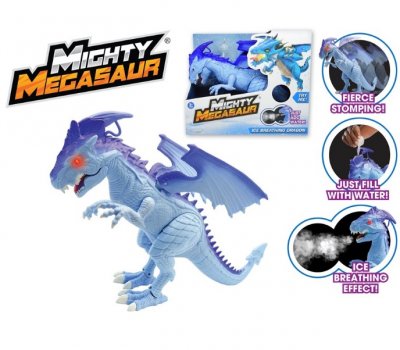 Mighty Megasaur Ice Dragon med lys og lyd