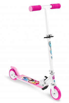 Disney Princess, foldbar blå scooter