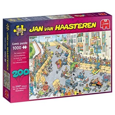 Jan Van Haasteren Soapbox race puslespil 100 brikker