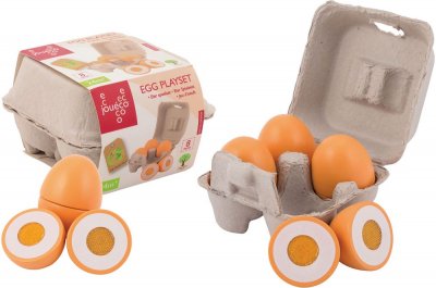 Jouéco legetøjsmåtte 4 st. trææg med pap