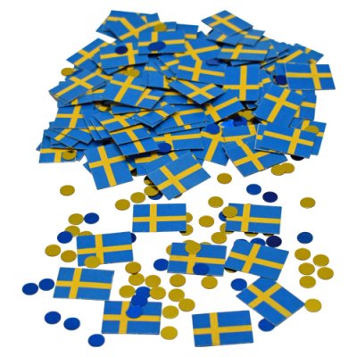 Konfetti, Sverige flag