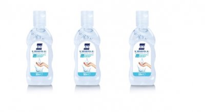 3-pak Hand sanitizer Konix 50 ml