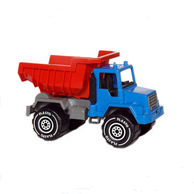 Lastbil blå/rød, 30cm