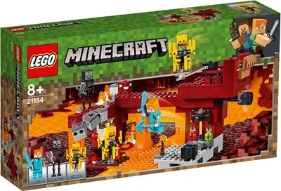 LEGO Minecraft flammende bro