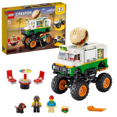 LEGO Creator Hamburger Monster Truck 31104 3i1 Byggeklodser