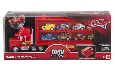 Disney Cars, Mini Racers Mack Transporter