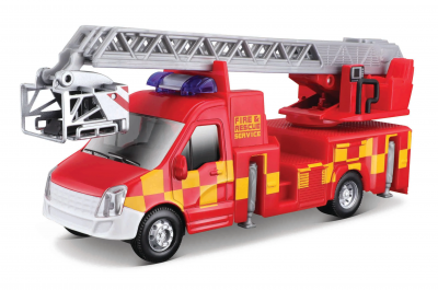 Brandbil med stige - Burago Municipal Vehicles