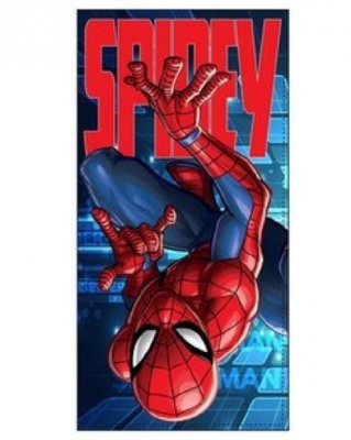Marvel Spiderman rødt badehåndklæde 140x70