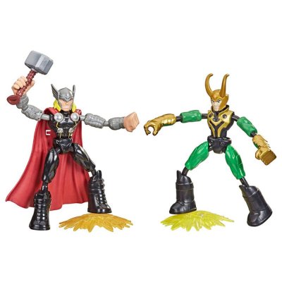 Marvel Avengers Bend And Flex Thor vs Loki legetøjsfigurer 15 cm