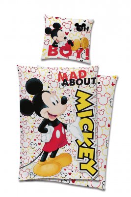 Mickey Mouse Sengetøj Sengesæt Dynebetræk 150x210 cm