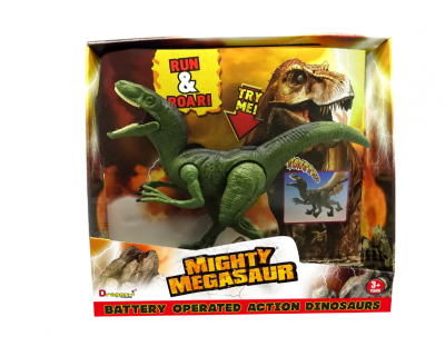 Mighty Megasaur  Raptor, med lyd og lys
