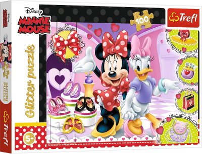 Glitter Minnie Mouse 100 pcs