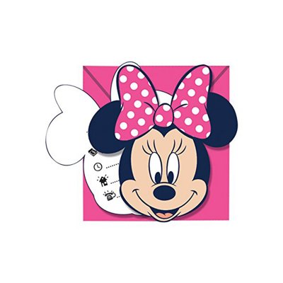 Disney Minnie Mouse Invitationer