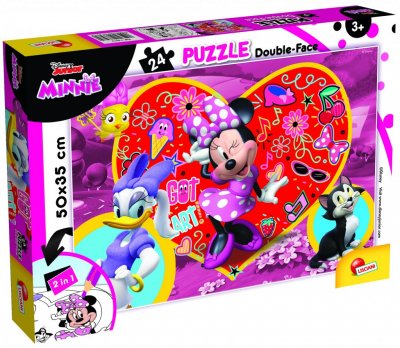 Minnie Mouse puslespil, 24 stykker
