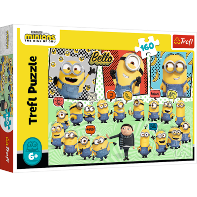 Minions The Rise Of Gru puslespil 160 brikker