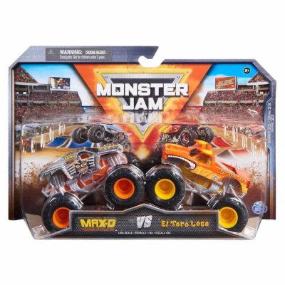 Monster Jam 1:64 MAX-D VS El Toro Loco 2-pak