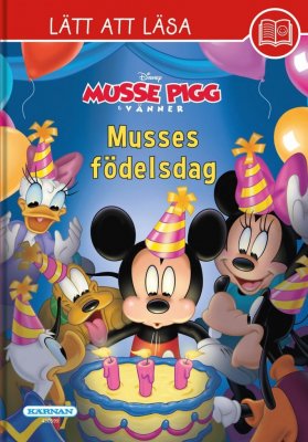 Disney Mickey Mouse, let at læse bogen, Mickey fødselsdag