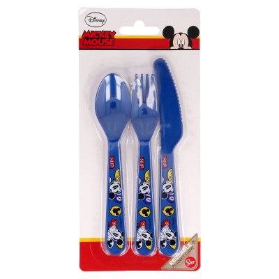 Disney Mickey Mouse plast bestik sæt