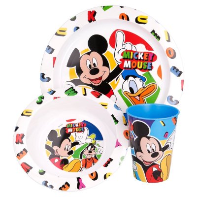 Mickey Mouse 3-delt middagsæt