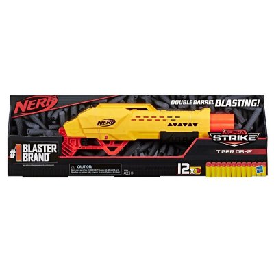Nerf Alpha Strike Tiger DB2 blaster med 12 pile