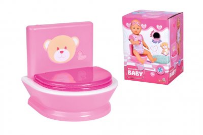 New Born Baby dukke toilet, lyd