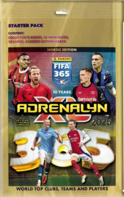 Panini FIFA 365 Adrenalyn XL 2025 Startpakke – Fodboldkort