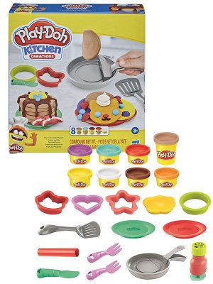Play Doh Kitchens Creations Flip The Pancakes lektier
