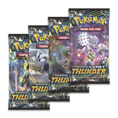 Pokemon Sun & Moon Lost Thunder Booster samlekort
