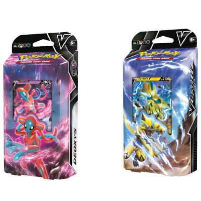 Pokémon Deoxys V og Zeraora V samlerkort Battle Deck 120 st