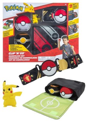 Pokemon armtaske Pikachu, luksusbold & Pokebold