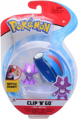 Pokémon Clip N go Toxel med pokeball