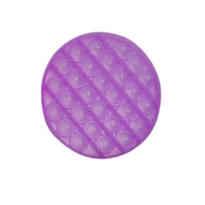 Pop It Bubble Fidget Glitter Cirkel Purple