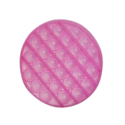Pop It Bubble Fidget Glitter Cirkel Pink