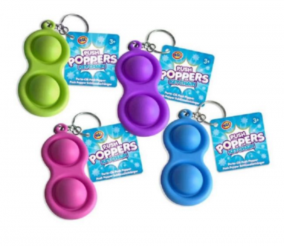 Push Poppers Pop It Fidget nøglering