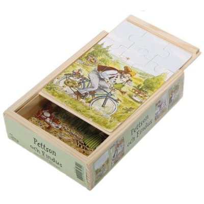 Peddersen og Findus 4x12 Brikker Puslespil