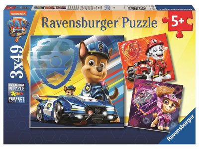 Ravensburger Paw Patrol Puslespil 3x49 brikker