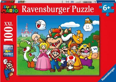 Ravensburger Super Mario Fun XXL stort puslespil 100 stykker