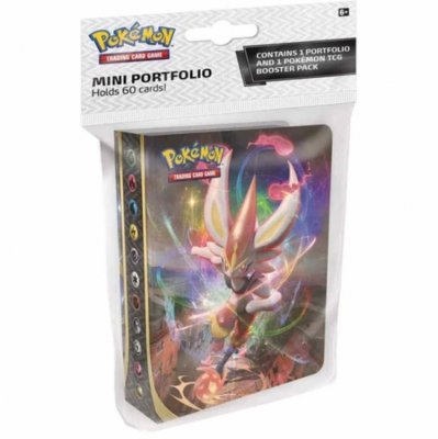 Pokemon Sword & Shield Rebel Clash Mini Album Booster og samlekort
