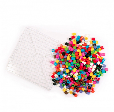 XL-Tube perler med flade 500 stk DIY