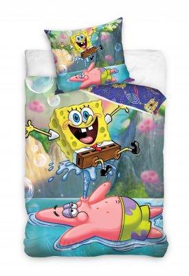 SvampeBob Firkant Sengetøj 150x210 cm