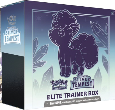 Pokemon Sword & Shield Silver Tempest Elite Trainer Box samlerkort