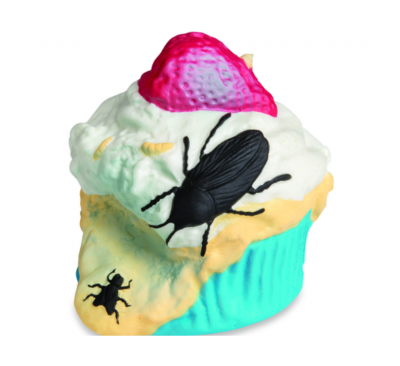 Squishy Insektscupcake, serie 4, 14x13 cm