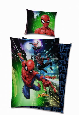 Spiderman Sengetøj Sengesæt Dynebetræk 150x210 cm