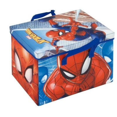 Spiderman, opbevaringsboks med låg og legemåtte