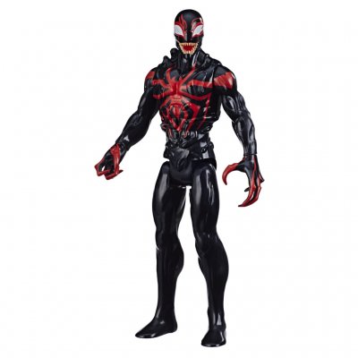Spiderman Maximum Venom, Miles Morales legetøjsfigur 28cm