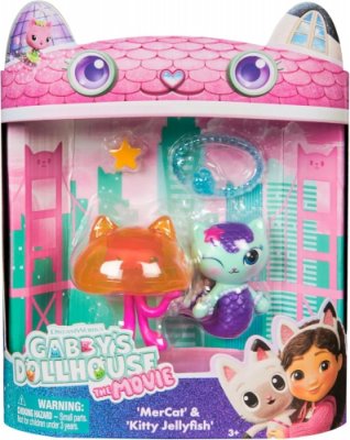 Spin Master - Gabbys Dollhouse The Movie MerCat And Kitty Jellyfish