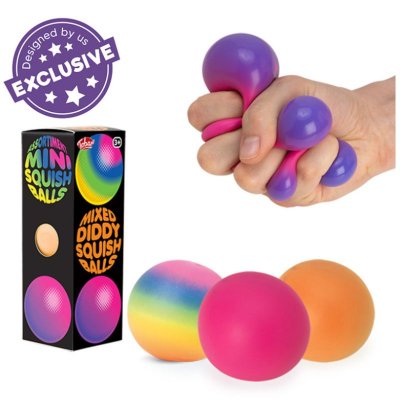 Mixed Diddy squishy ball 3-pack